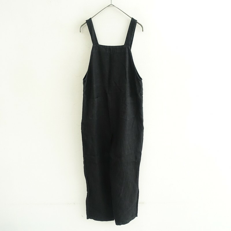 【定価2.5万】フォグリネンワーク fog linen work リネンサロペット 1 【中古】【20G62】|ブランド古着買取drop