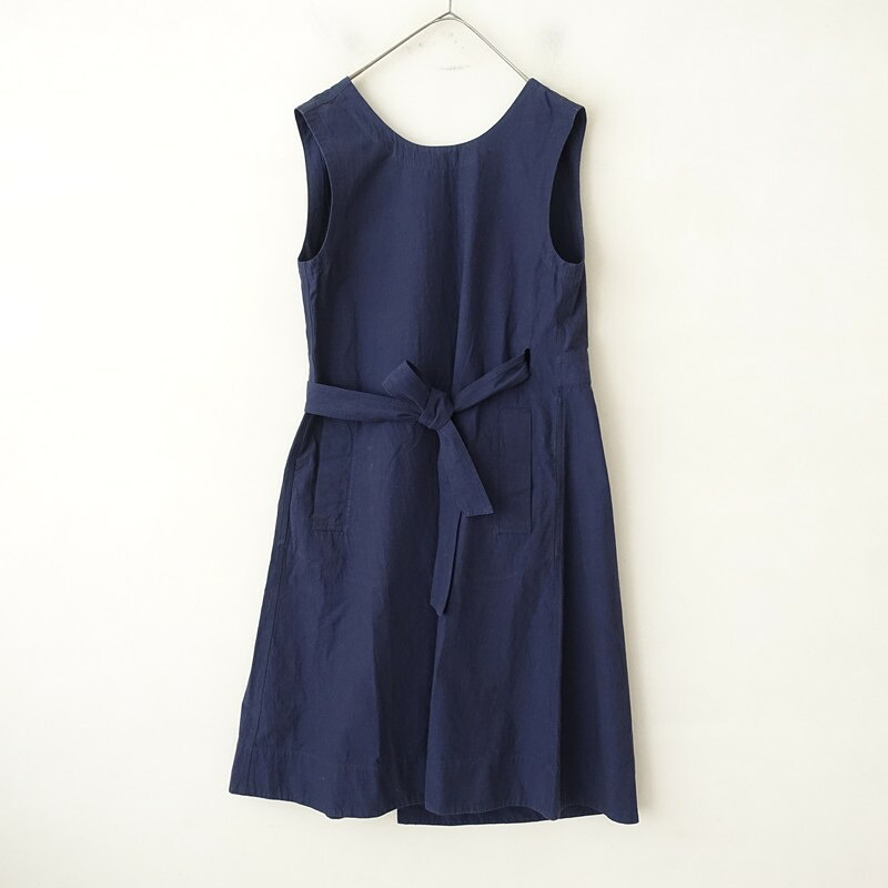 【2026SS/定価3万】マーガレットハウエル MHL. CRISP COTTON CHAMBRAY ワンピース 1 【中古】【41G62】|ブランド古着買取drop
