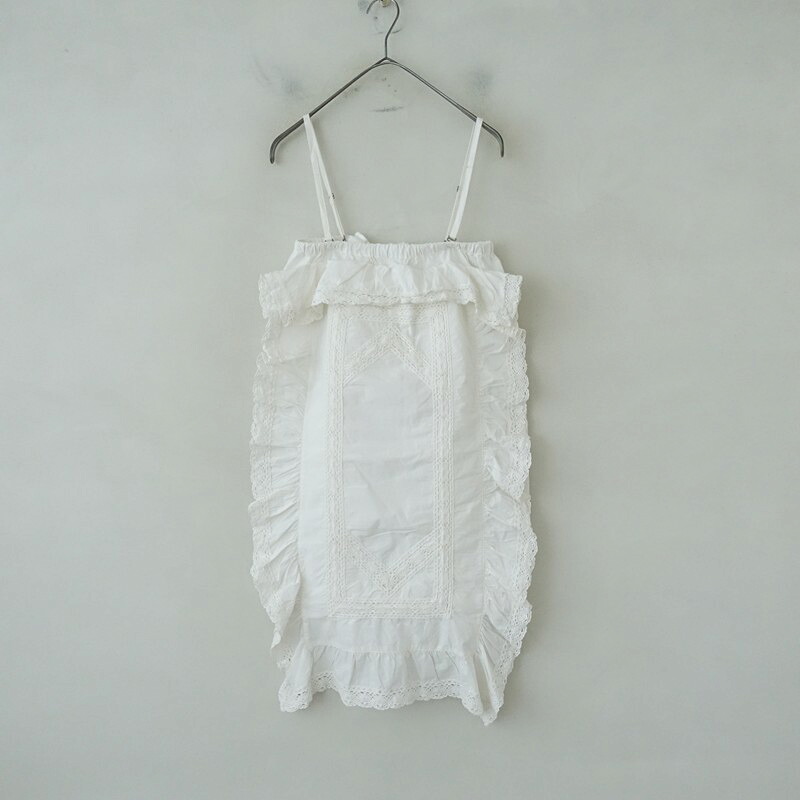 【定価2.9万】クリンクルクリンクルクリンクル crinkle crinkle crinkle rebuild apron skirt F 【中古】【02G62】｜ブランド古着買取drop