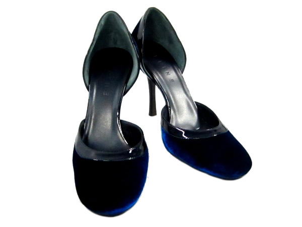 【楽天市場】：セリーヌ パンプス レディース 靴 ブルー CELINENew【未使用品】：ボッカデラヴェリタ