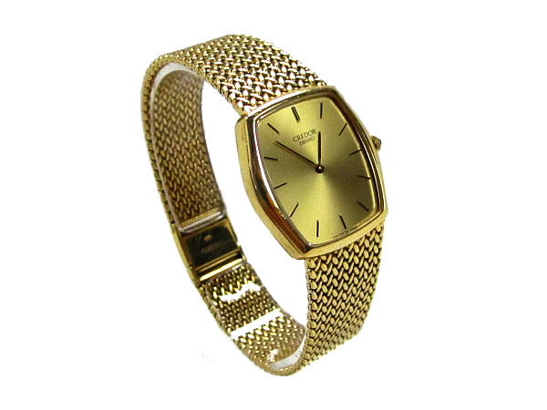 楽天市場 イコー クレドール 18k 金無垢 メンズ 腕時計 Seiko Credor 中古 ボッカデラヴェリタ