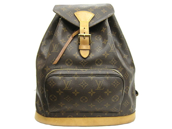ルイ・ヴィトン モノグラム モン掏摸 GM 背嚢● LOUIS VUITTON ヴィトン 【中古】