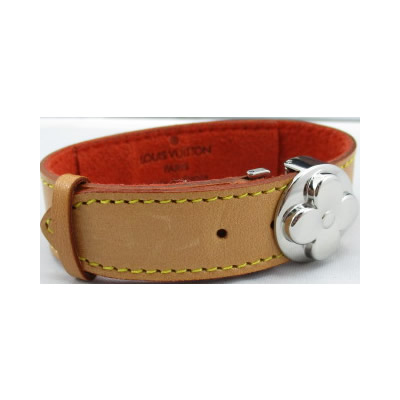 ルイヴィトン モノグラム M64448 グッドラックブレス ブレスレット レザー Louis Vuitton ヴィトン 【中古】