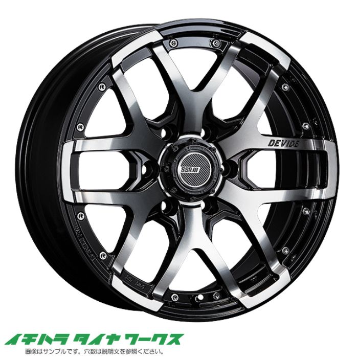 【新品ホイール 4本セット商品】SSR ディバイドZS 16インチ 7J 5H-114.3 法人宛て送料無料｜イチハラタイヤワークス 74,113円
