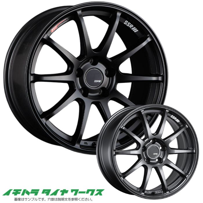 【新品ホイール 1本(交換、補修用)】SSR GTV02 18インチ 7.5J 5H-114.3 法人宛て送料無料|イチハラタイヤワークス