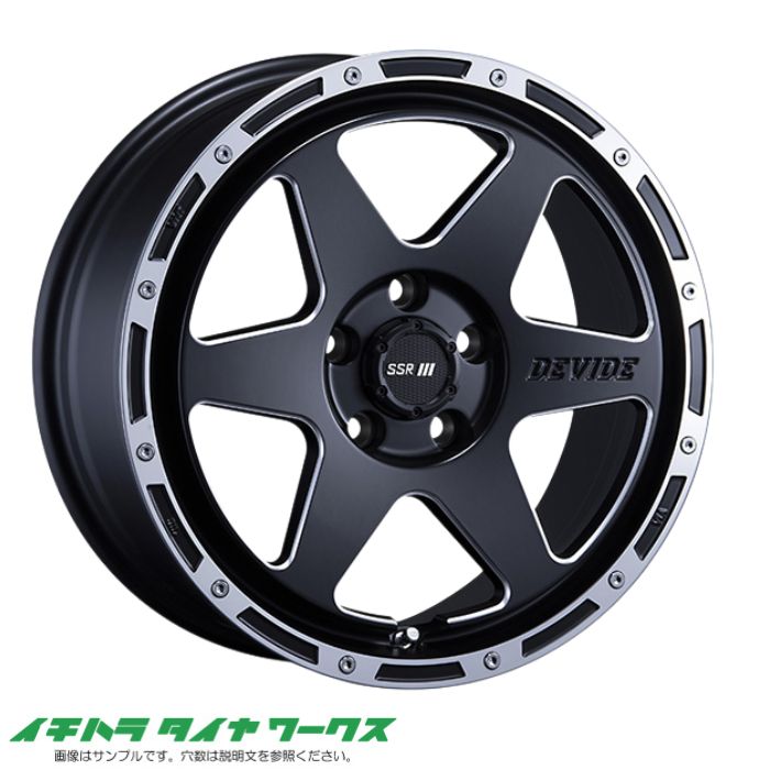 【新品ホイール 1本(交換、補修用)】SSR ディバイドTR-6 16インチ 6.5J 4H-100 法人宛て送料無料|イチハラタイヤワークス