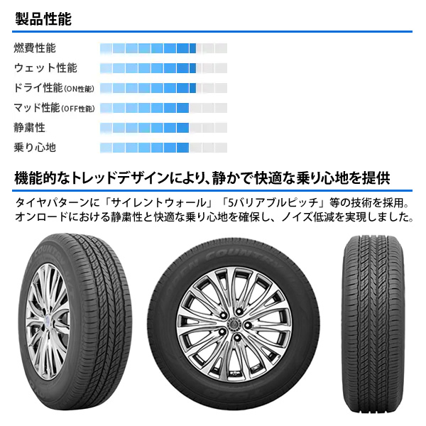 TOYO TIRES OPEN T(トーヨータイヤ オープンカントリー 4本セット 215