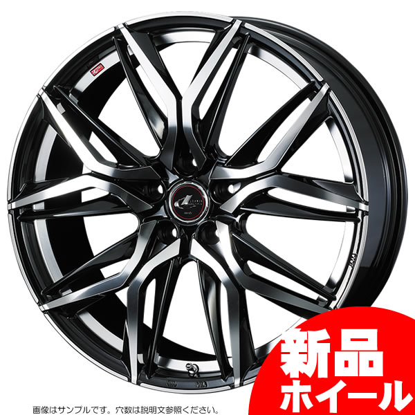 白 フリル付 ウェッズ レオニス SK 17インチ 6.5J 5H-114.3 パール