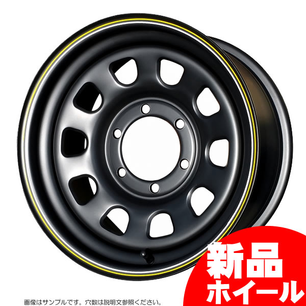 新しく着き 16インチ 1本価格 レッドライン U.S. 法人宛て送料無料 クラフト ホイール 8J マットブラック 4X4 デイトナ  6H-139.7 車用品