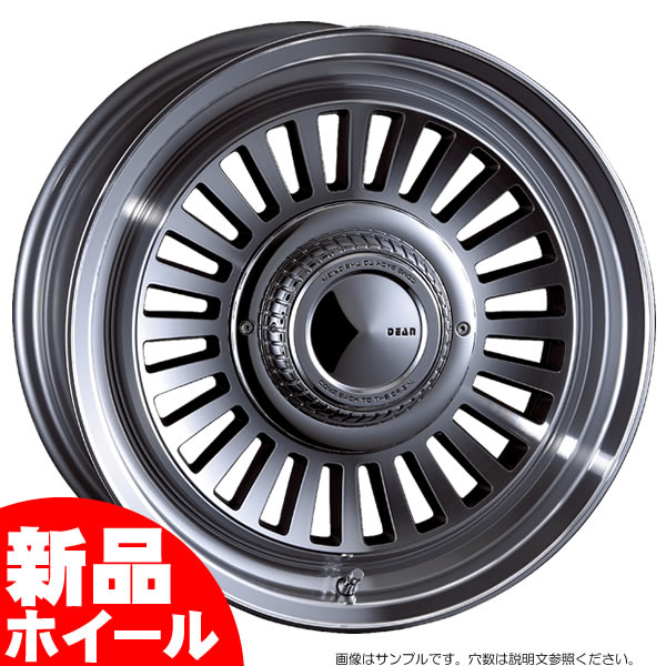 【楽天市場】クリムソン ディーン カルフォルニア 17インチ 7.5J 6H139.7 バーニッシュグレー 法人宛て送料無料 ホイール 4本