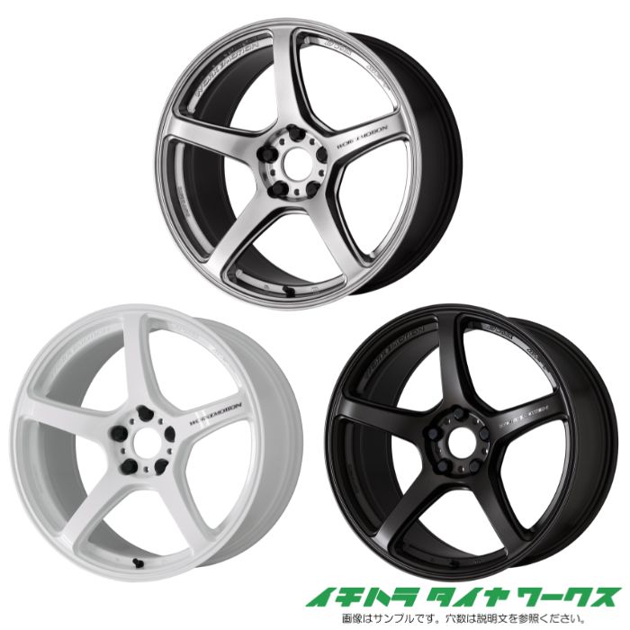 【新品ホイール 1本(交換、補修用)】WORK EMOTION T5R 18インチ 9.5J 5H-114.3 法人宛て送料無料|イチハラタイヤワークス