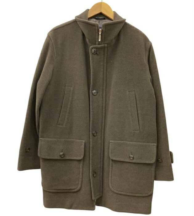 BURBERRY LONDON/バーバリーロンドン/スタンドカラーコート/ウールコート/アンゴラ混/サイズM/ブラウン/メンズ/FB4019|リサイクルストア エコライフ
