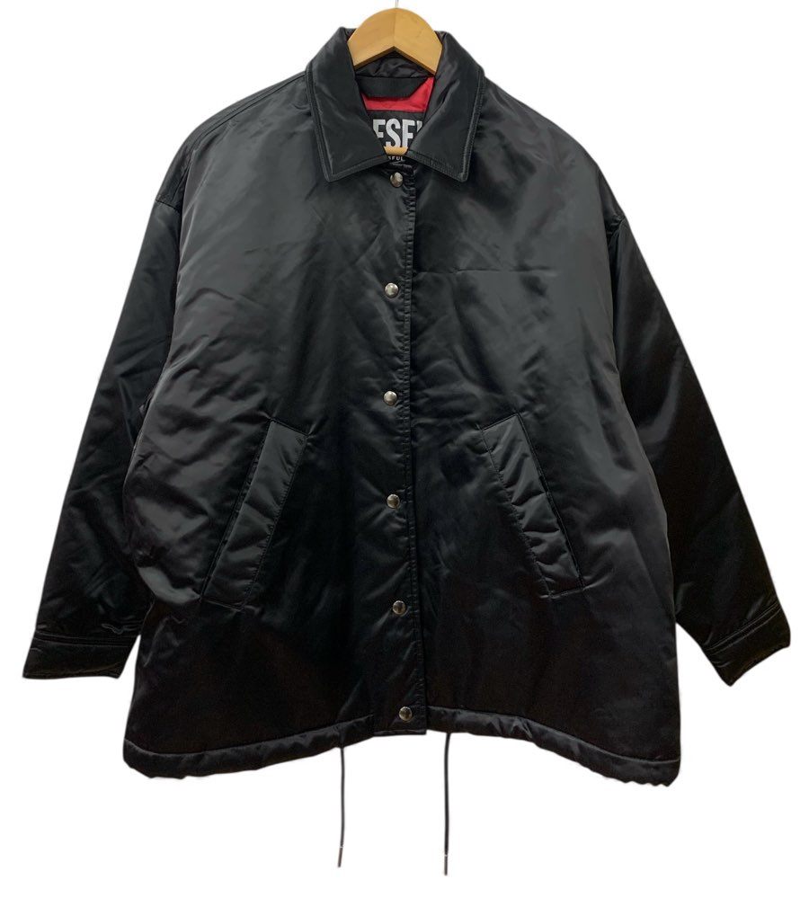 良品/DIESEL/ディーゼル/キルティング/コーチジャケット/XSサイズ/ブラック/メンズ/FC3312|リサイクルストア エコライフ