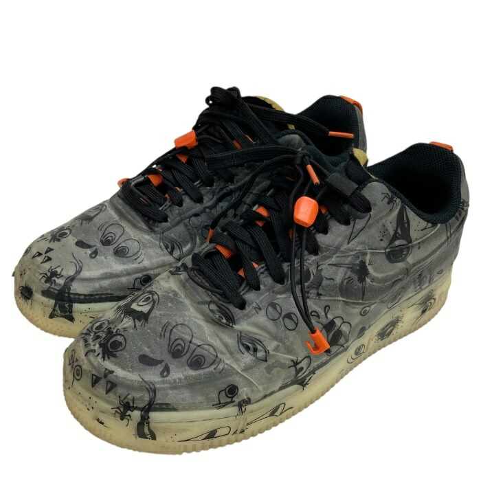 NIKE ナイキ/AIR FORCE1/エクスペリメンタル/スニーカー/シューズ/大きさ26糎/総柄/黒いこと/メンズ/FB4066