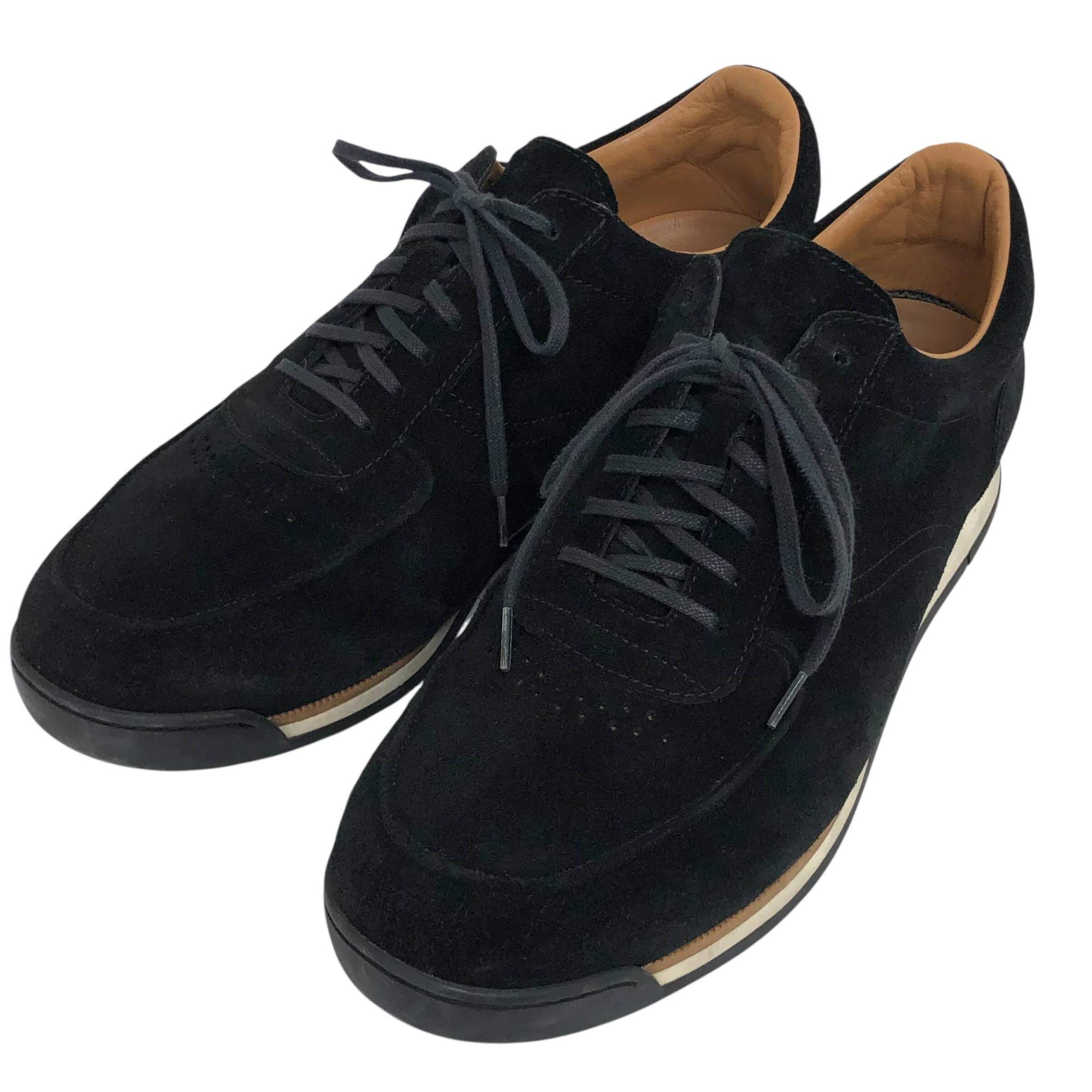 良品/JOHN LOBB/ジョンロブ/7アイレット/スエード/スニーカー/9 1/2E/27.5位/ブラック/メンズ/RS0077｜リサイクルストア　エコライフ