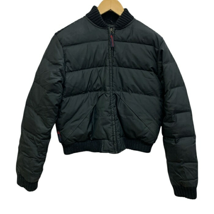 DOLCE & GABBANA/ドルチェ&ガッバーナ/ニット切替/ダウンブルゾン/ブラック/サイズ40/レディース/FE0013|リサイクルストア エコライフ