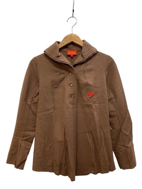 VIVIENNE WEST WOOD RED LABEL ヴィヴィアンウェストウッドレッドレーベル/ウール100%/ボタンシャツ/サイズ3/ブラウン/レディース/FC3455｜リサイクルストア　エコライフ
