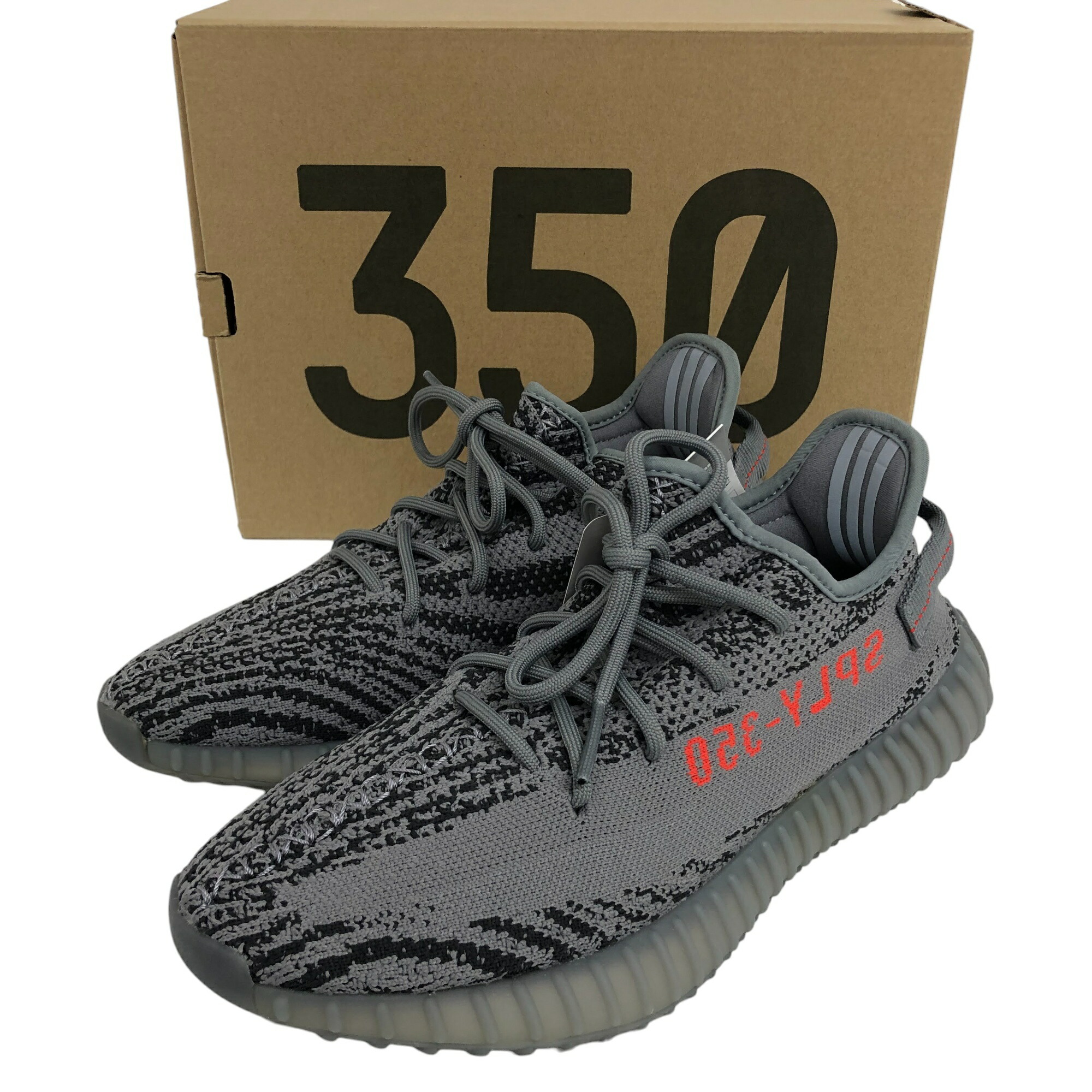 未当て嵌める/引き船付き添い人/adidas/アディダス オリジナルス 生やさしい ブースト 350 V2/ah2203/大きさ26.5/薄墨色/メンズ/RS0335