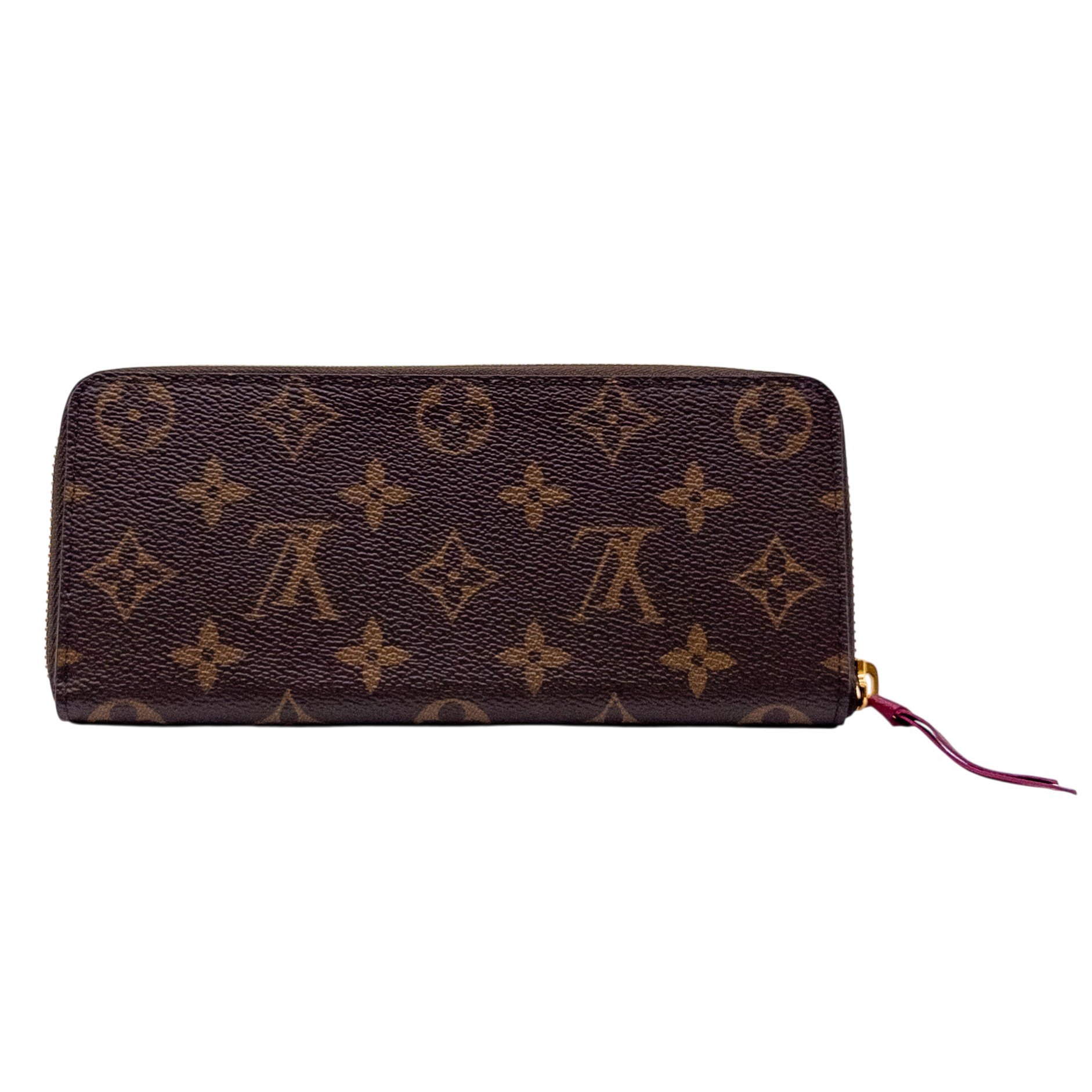 極美品/LOUIS VUITTON/ルイヴィトン/モノグラム/ポルトフォイユ・クレマンス/CT3270/Ｍ60742/長財布/ラウンドファスナー/ブラウン/RS0565｜リサイクルストア　エコライフ