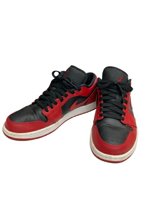 NIKE AIR JORDAN 1LOW /ナイキ 大気圏ジョーダン/size:27.5糎/553558-601/黒いこと×赤いこと/メンズFD0160