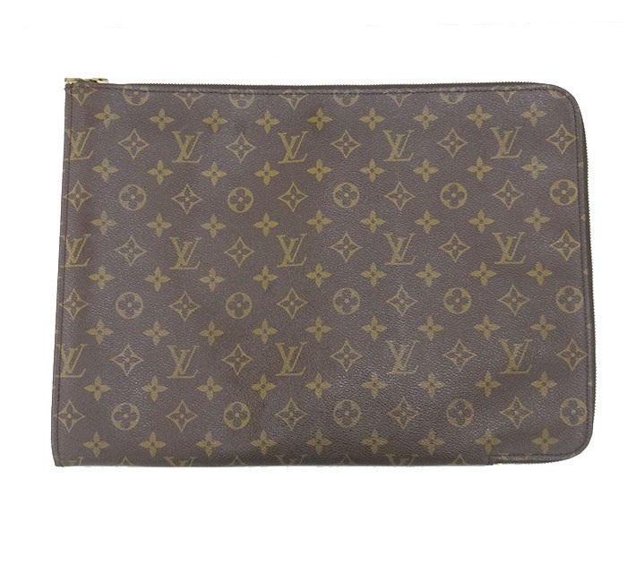 LOUIS VUITTON/ルイヴィトン/モノグラム/ポッシュ・ドキュマン 書きもの入れもの  M53456 ブリーフ入れもの/クラッチペダル御徒面子 赤銅色/FF3614 バッグ-メンズバッグ