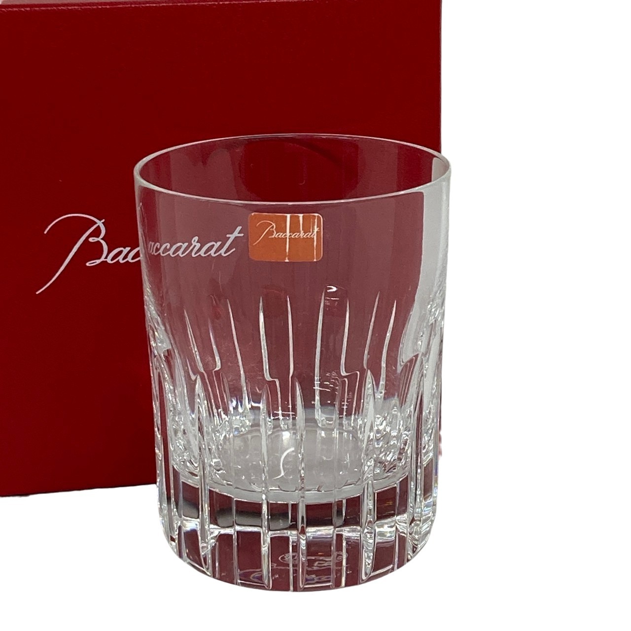 Baccarat/バカラ/円形交差点/鍵を掛ける水飲み/水晶瑠璃/箱付/Rotary/9.5糎/RS1106