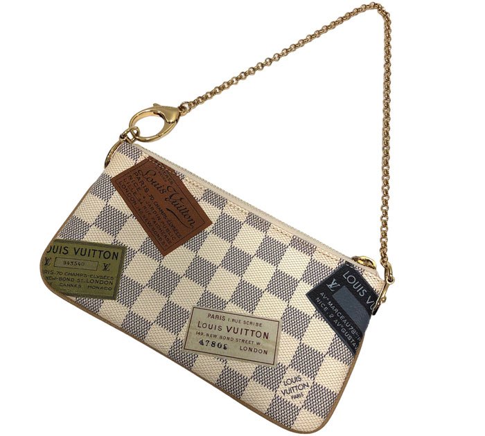 LOUIS VUITTON/ルイヴィトン/ダミエアズール/ポシェットミラ/N63078/ホワイト/レディース/RS1811|リサイクルストア エコライフ