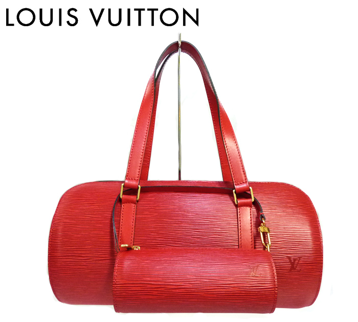LOUIS VUITTON - ルイヴィトンLOUIS VUITTONエピ赤スフロ☆美品筒型