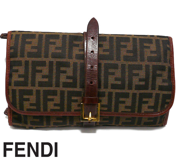 美品】FENDI ベルト ズッカ FF シルバー バックル 刻印 レザー - 小物