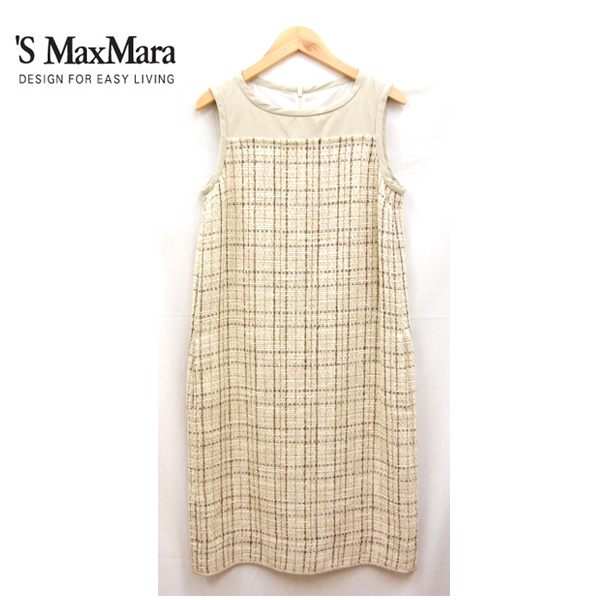 関税込☆エスマックスマラSMax Mara シルクワンピースTIMETWILL (S Max