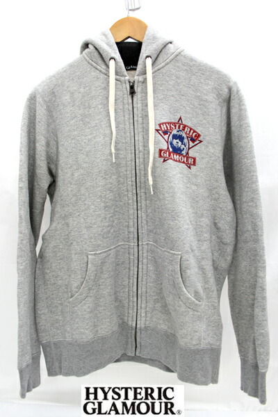 楽天市場 Hysteric Glamour ヒステリックグラマー Classic Pub パーカー スウェット L グレー 中古 リサイクルストア エコライフ