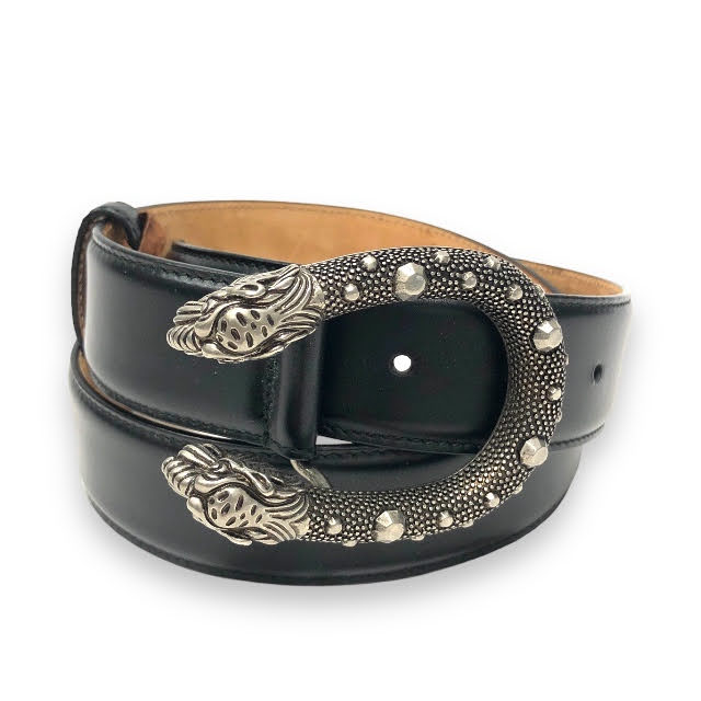 GUCCI グッチ ラジャ ベルト タイガーヘッド 虎 ラインストーン GUCCI グッチ ラジャ ベルト タイガーヘッド 虎 ラインストーン