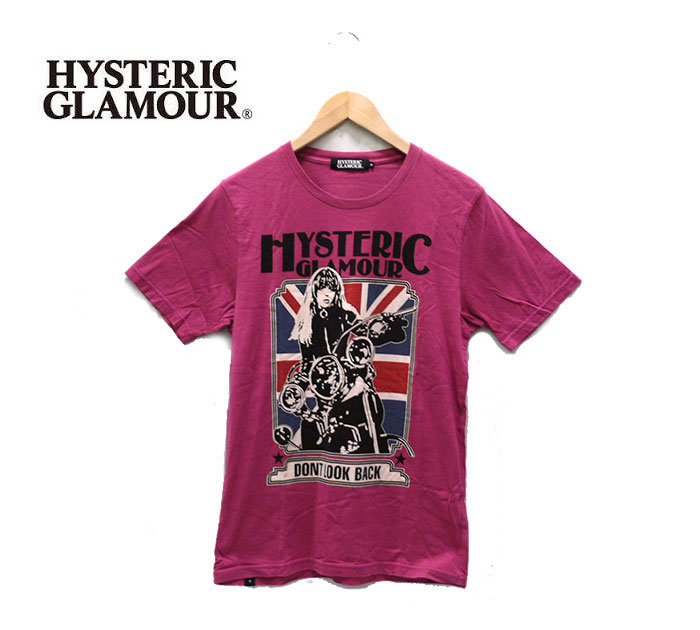 【楽天市場】【HYSTERIC GLAMOUR】ヒステリックグラマー DONT LOOK BACK プリント ラウンドネック Tシャツ M