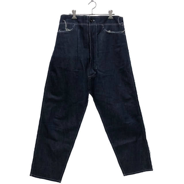【値下げしました】【CAMIEL FORTGENS】カミエル フォートヘンス カットオフデニム ボトムス サイズM メンズ 男性用 フラットジーンズ ジーパン RC4077 【中古】 10,640円