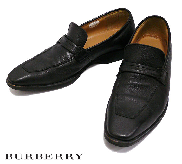 希少【Burberry】レザーローファー (Burberry/ドレスシューズ・革靴