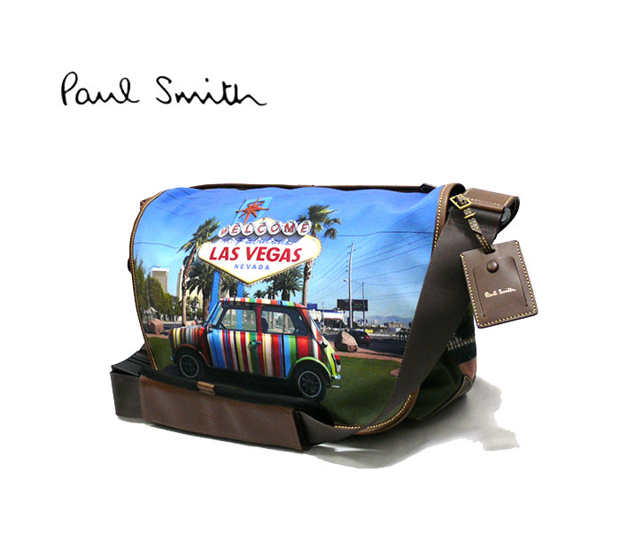 楽天市場 Paul Smith ポールスミス ラスベガス ミニクーパー メッセンジャーバッグ ショルダーバッグ 中古 中古 リサイクルストア エコライフ