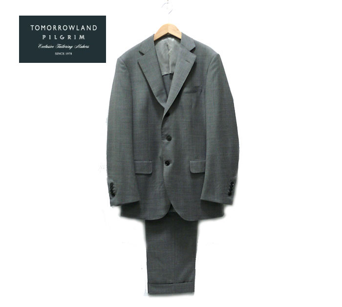 トゥモローランド ピルグリム DORMEUIL スーツ 2ピース チェック背抜き