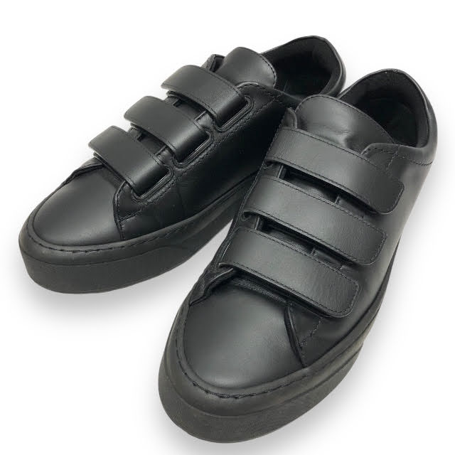 ザロウ THEROW F2092-SPC-BLK キャンバスローカットスニーカー メンズ 43