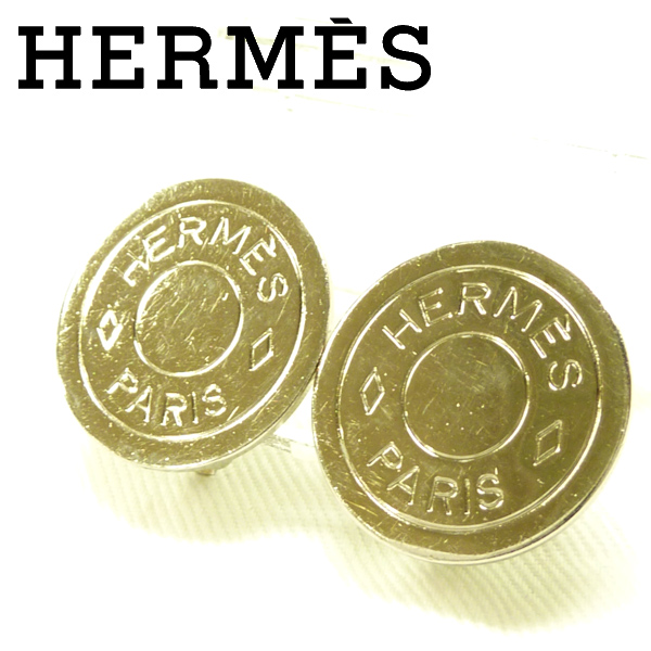【楽天市場】【HERMES】エルメス イヤリング 金属素材 セリエ BIJOUTERIE FANTAISIE 定番 【中古】：リサイクルストア