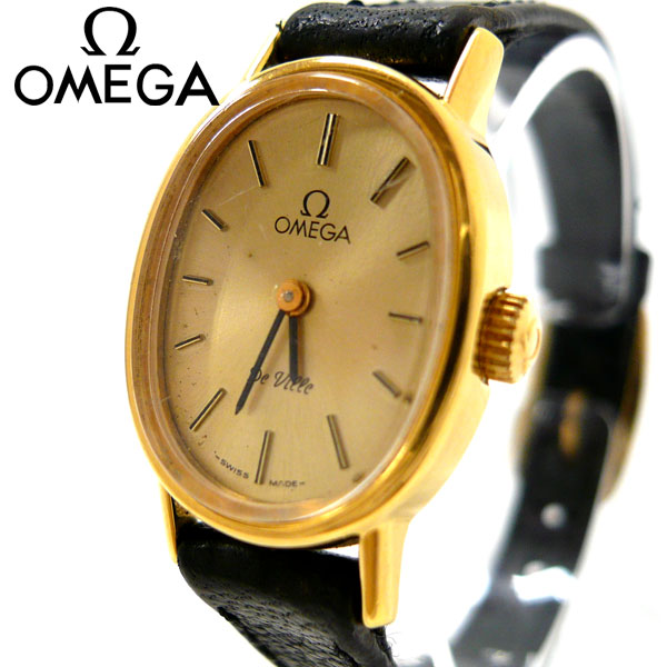 楽天市場 Omega オメガ デ ビル 手巻き レディース 楕円ケース 革ベルト De Ville アンティーク ヴィンテージ 中古 リサイクルストア エコライフ