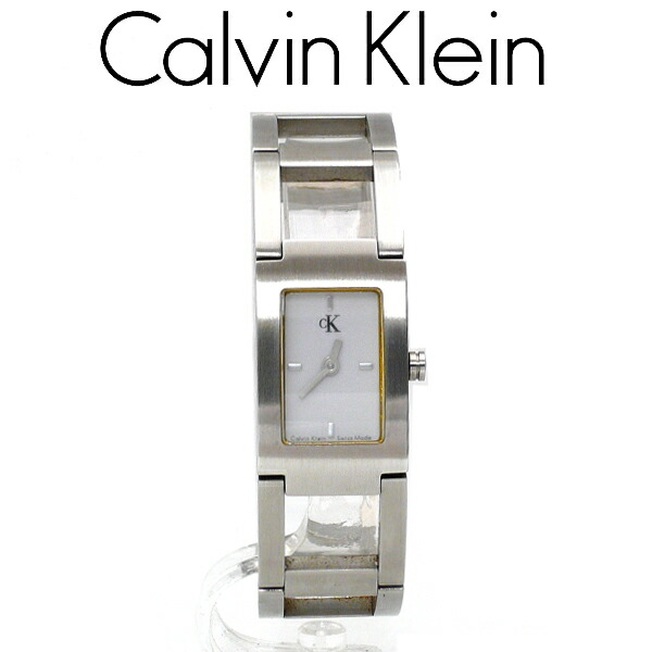 楽天市場 Calvinklein カルバンクライン K4111 レディース 腕時計 クオーツ ステンレス バングル 電池交換済 中古 リサイクルストア エコライフ