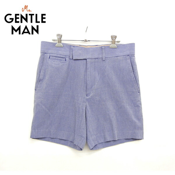 在庫限り Mr Gentleman ミスタージェントルマン Color Herringbone Shorts ショーツ ハーフパンツ ショートパンツ 半ズボン 膝上丈 ヘリンボーン コットン サイズm ブルー 青 日本製 中古 リサイクルストア エコライフ 楽天市場 Erieshoresag Org