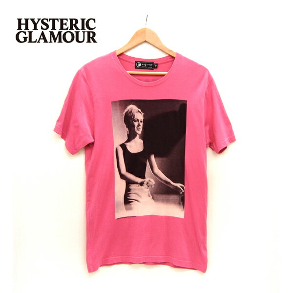 楽天市場 Hysteric Glamour Andy Warhol ヒステリックグラマー アンディウォーホル コラボ 半袖 Tシャツ イーディ プリント カットソー サイズm ピンク Pink 日本製 中古 3587 リサイクルストア エコライフ