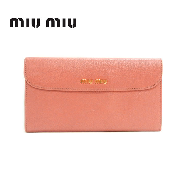 楽天市場】【財布】Miu Miu ミュウ ミュウ マテラッセ L字型ファスナー