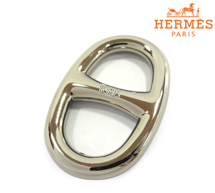 【楽天市場】【HERMES】 エルメス スカーフリング シェーヌダンクル シルバー レディース アクセサリ 箱付 フランス製 RC0307