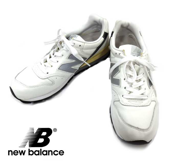 楽天市場 New Balance ニューバランス Cm996l Wt 廃盤モデル ホワイト 白 レザー スニーカー 靴 くつ シューズ Rh0043 中古 リサイクルストア エコライフ