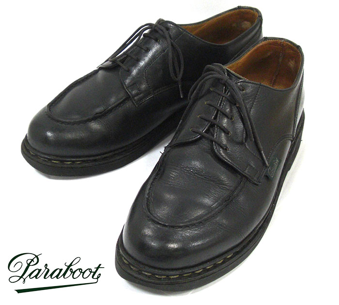 楽天市場 Paraboot パラブーツ シャンボード レザー ブラック サイズ6 1 2 フランス製 メンズ 男性用 革靴 ビジネス ドレスシューズ Rm2419 中古 リサイクルストア エコライフ