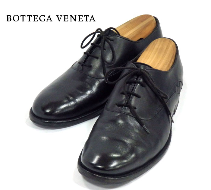 楽天市場 Bottega Veneta ボッテガヴェネタ ドレスシューズ サイズ39 1 2 イントレチャート レースアップ ブラック 黒 紳士靴 ビジネス レザー 革靴 メンズ Rm1157 中古 リサイクルストア エコライフ