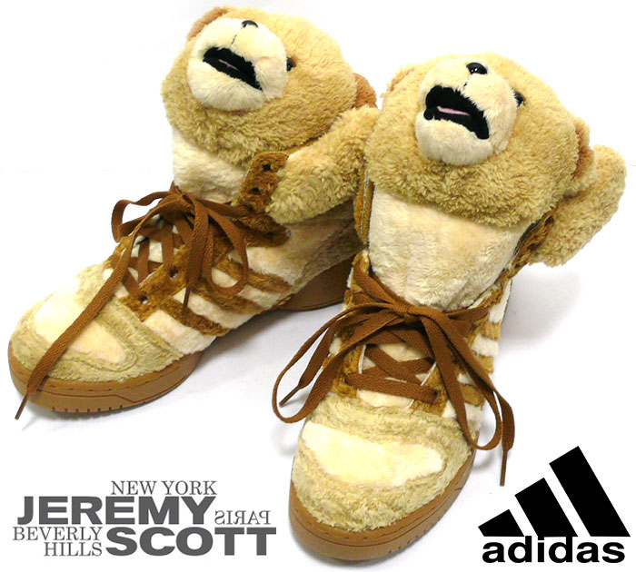 楽天市場 Adidas Jeremy Scott アディダス ジェレミースコット ブラウンテディベアスニーカー 24 5cm 未使用 G 靴 レディース 女性用 クマ 箱有 Rc1057 中古 リサイクルストア エコライフ