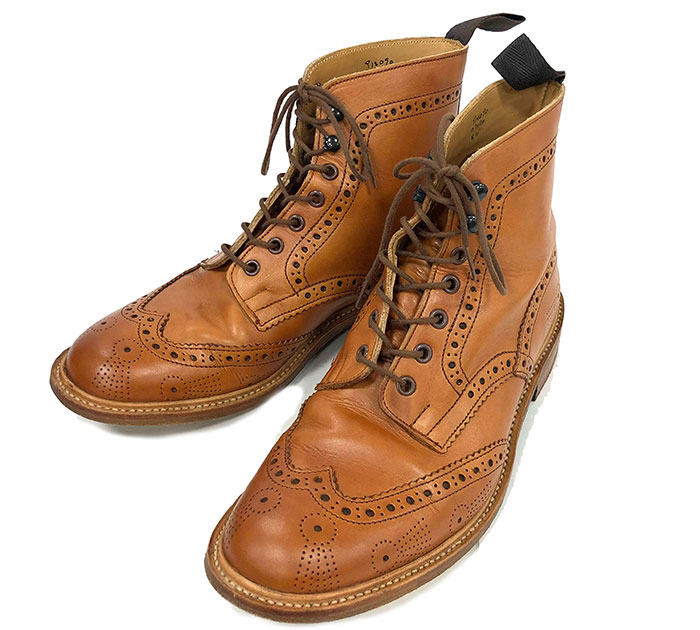 Tricker S Mean トリッカーズ カントリーブーツ ミーン別注 サイズ8 ブラウン イングランド製